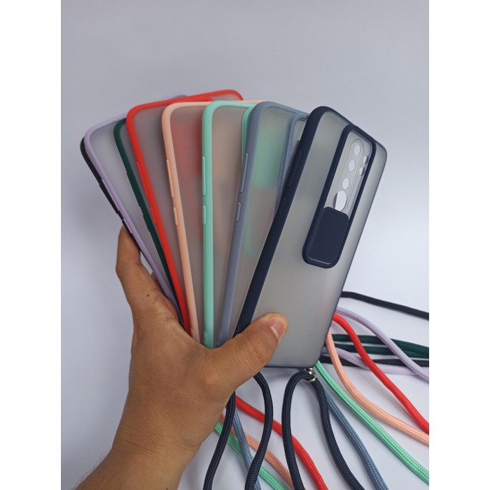 Xiaomi Redmi Note 8 Pro Case Dove Candy Tutup Lensa Kamera Dngan Tali Panjang