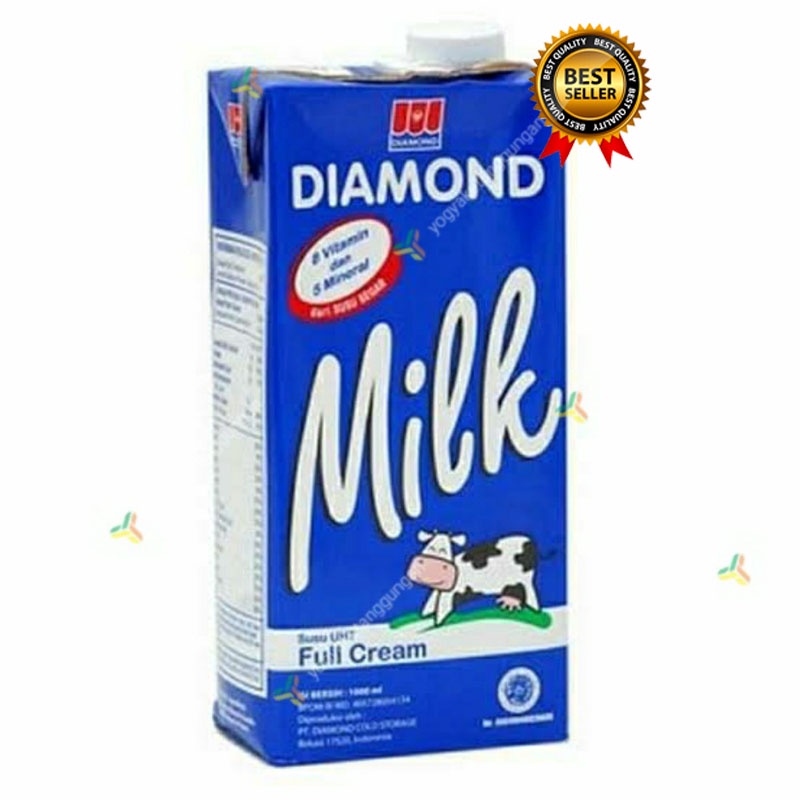 

SUSU DIAMOND UHT 1 LITER FULL CREAM - DIAMOND MILK UHT