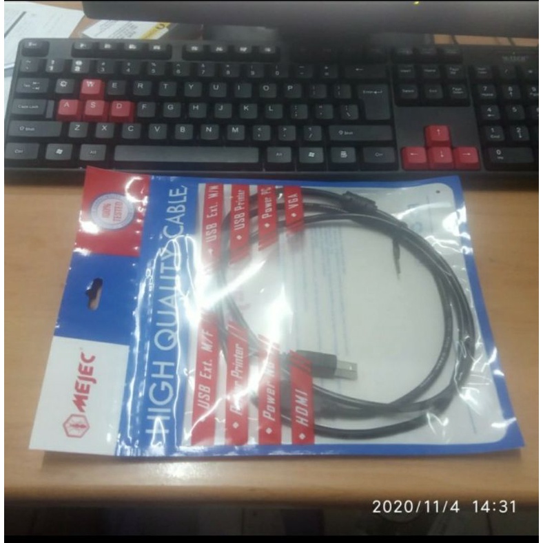 kabel usb printer panjang 1.5 meter
