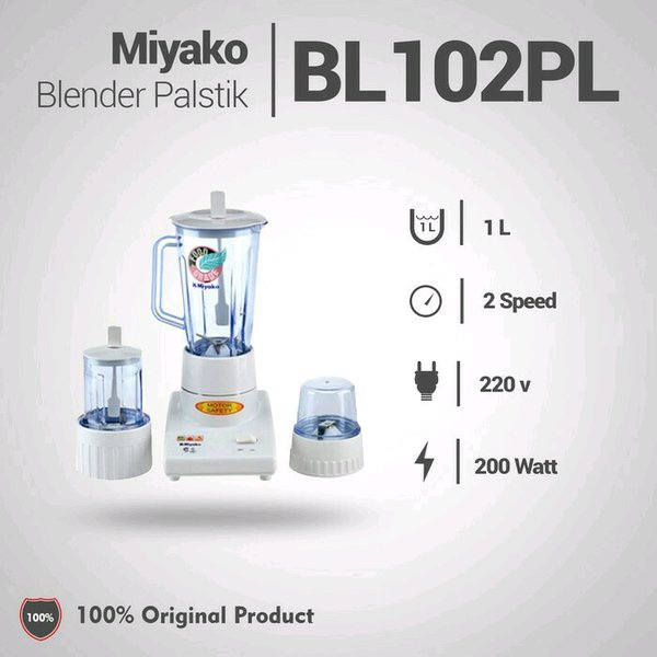 Miyako Blender Dapur 3 In 1 BL-102PL