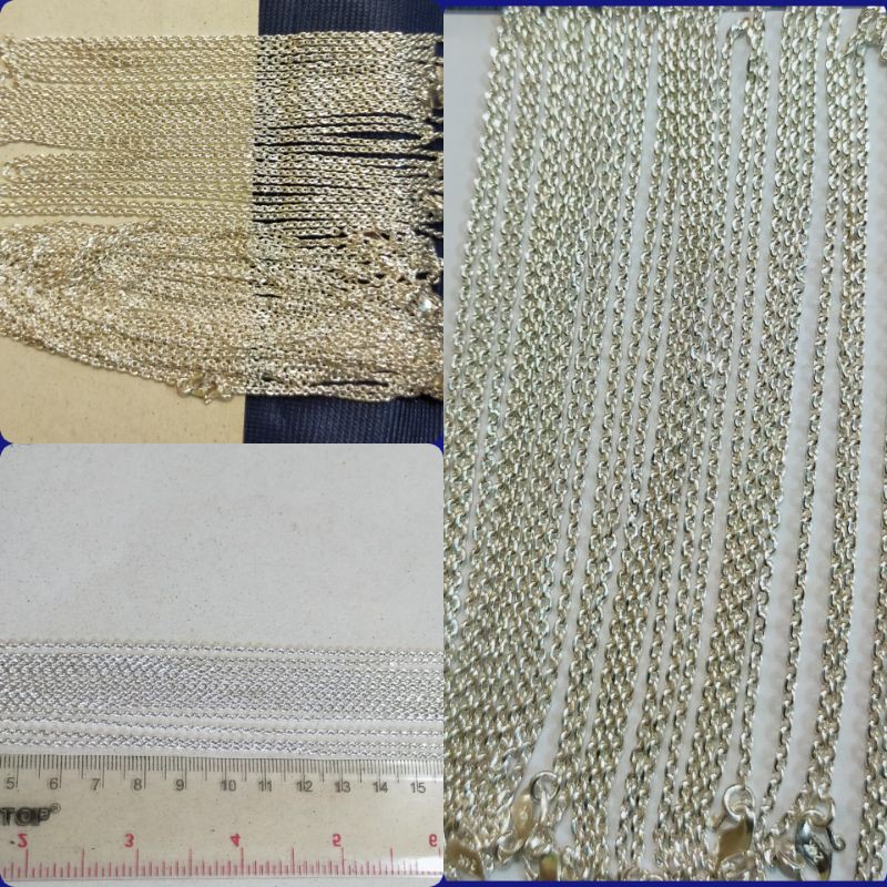 KALUNG PERAK / KALUNG SILVER RANTAI MEDAN PERAK MURNI