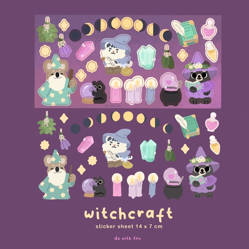 

Do With Luv | Witchcraft Sticker Sheet