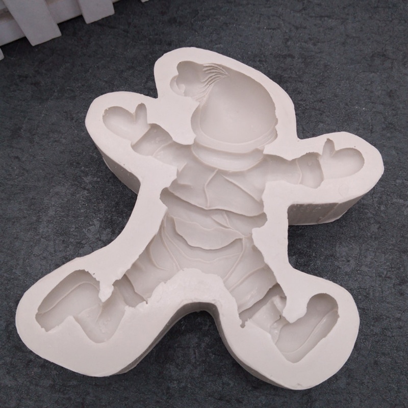 Cetakan Kue Bentuk Santa Claus Bahan Silikon Food grade Tahan Lama Untuk Hadiah Natal