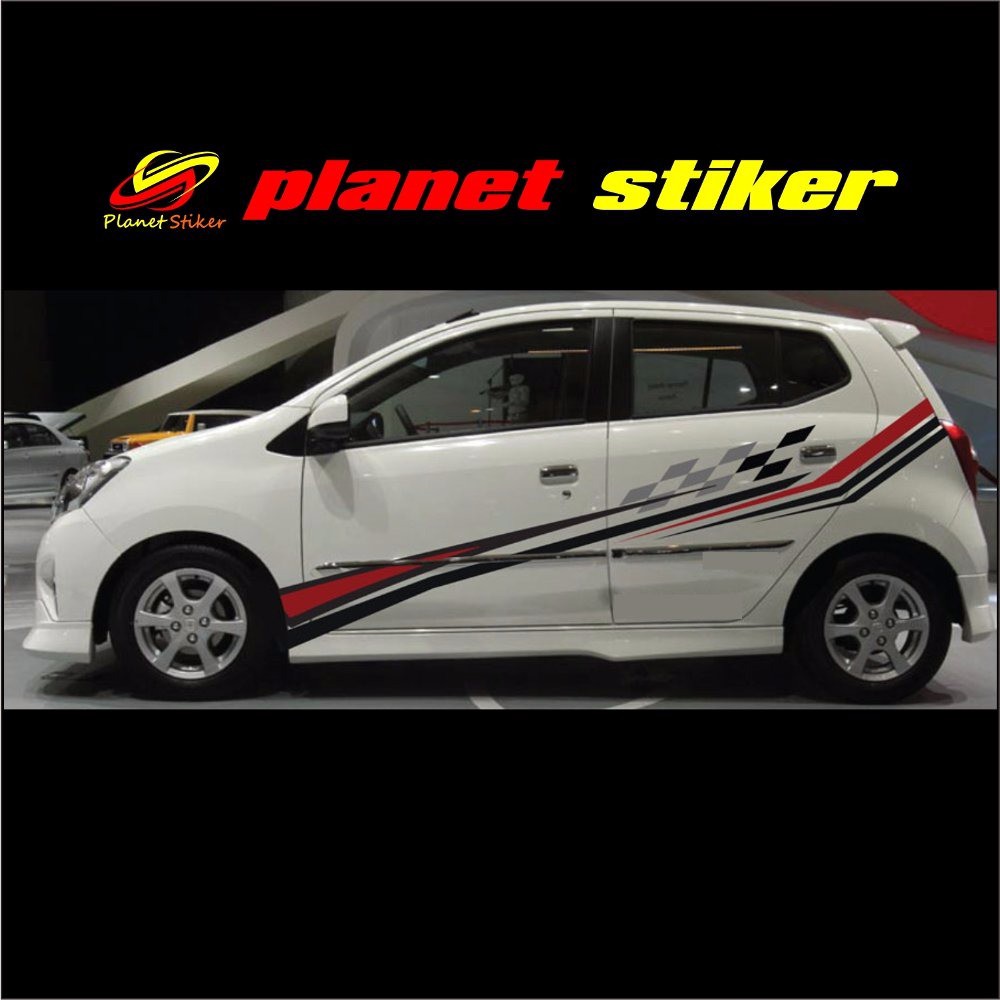 Jual RACING CUTTING STICKER JAMAN NOW STIKER MOBIL AGYA AYLA KUALITAS HD Indonesia Shopee Indonesia