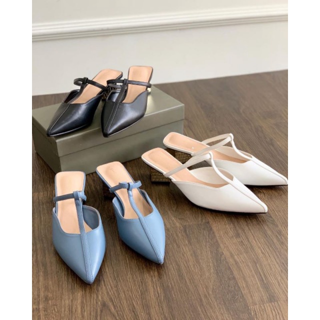 Sandal Cnk | Sendal Ck | Sandal Biru | Heels Cantik | Cks313