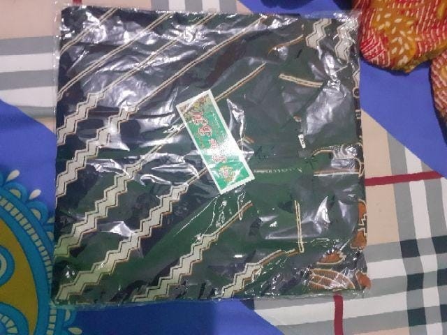 Baju Batik Gamis Batik Maura Sania Ruffle Batik Couple Ori Ndoro Jowi Garansi Termurah Katun Muslim