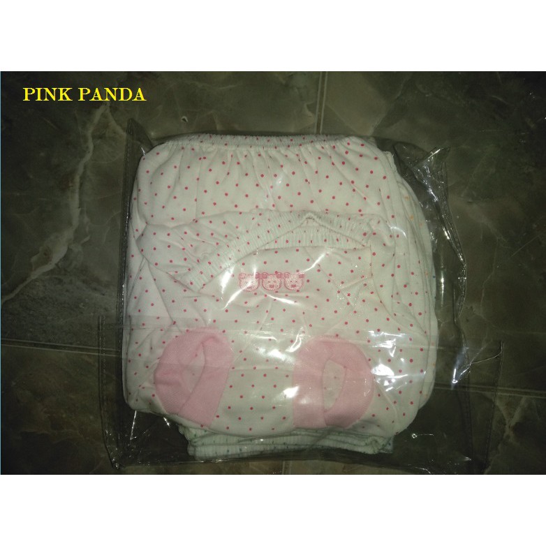 CELANA KACAMATA POLKADOT ISI 1 LUSIN / Celana Kacamata Polkadot, Bahan TC Boneka Motif Polkadot Tempel Harga Pabrik Promo Warna Mix Random