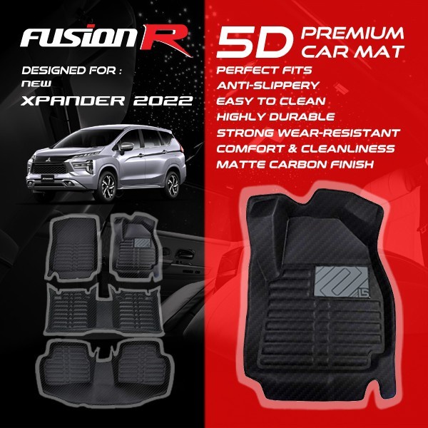 Fusion R Karpet Mobil 5D Xpander 2022 / Luxury Car Carpet Carbon