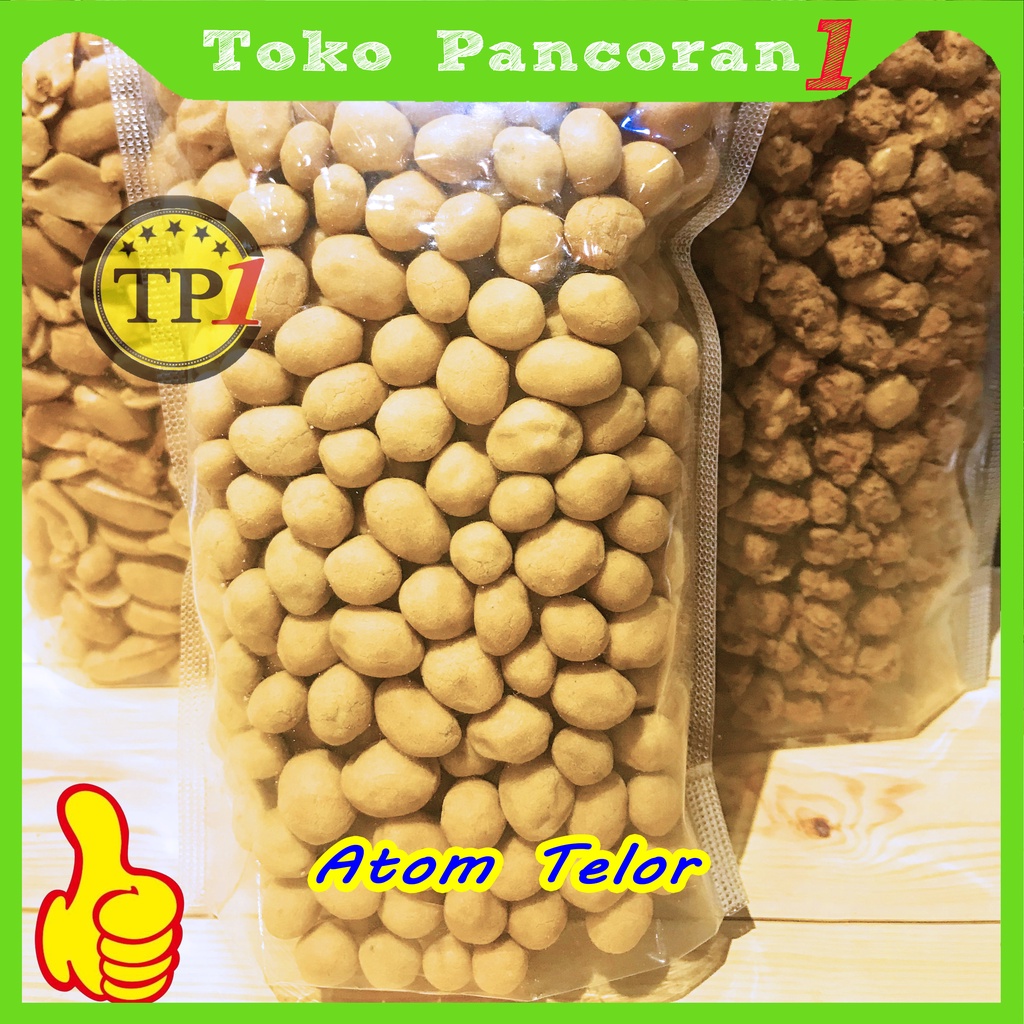 Kacang Tanah Aneka Rasa Kacang Bawang Bali Kacang Atom Kacang Medan 200 g