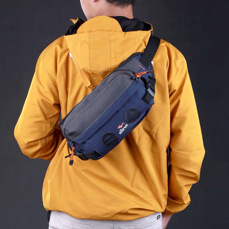 Original - Tas Salempang Pria Jumbo Slingbag Waistbag Termurah