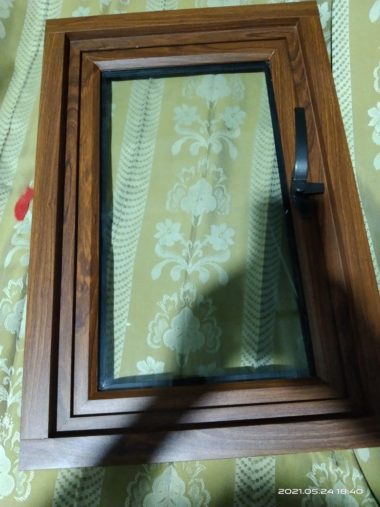 Jendela Aluminium 40x60 Serat Kayu Casement