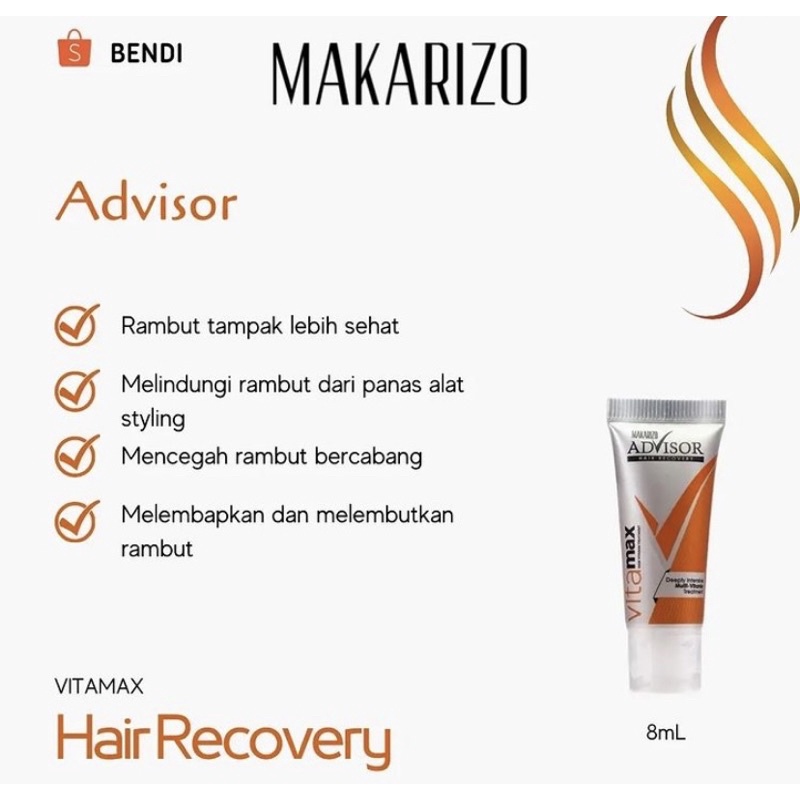 MAKARIZO HAIR RECOVERY VITAMAX 8 ML/ VITAMAX 50 ML