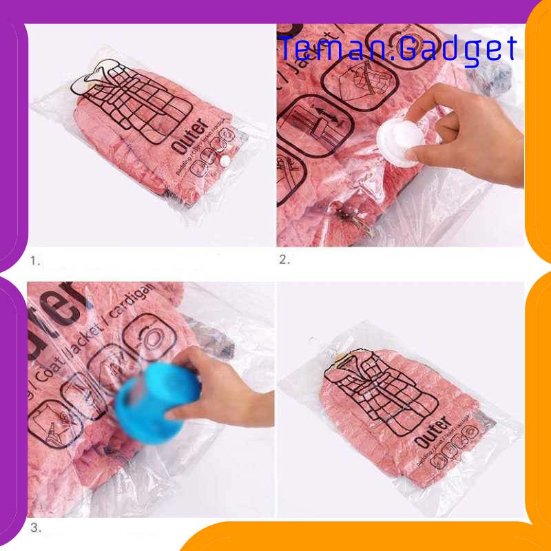 TG-FS117 Angle Kantong Vakum Baju Vacuum Compression Bag - SN024