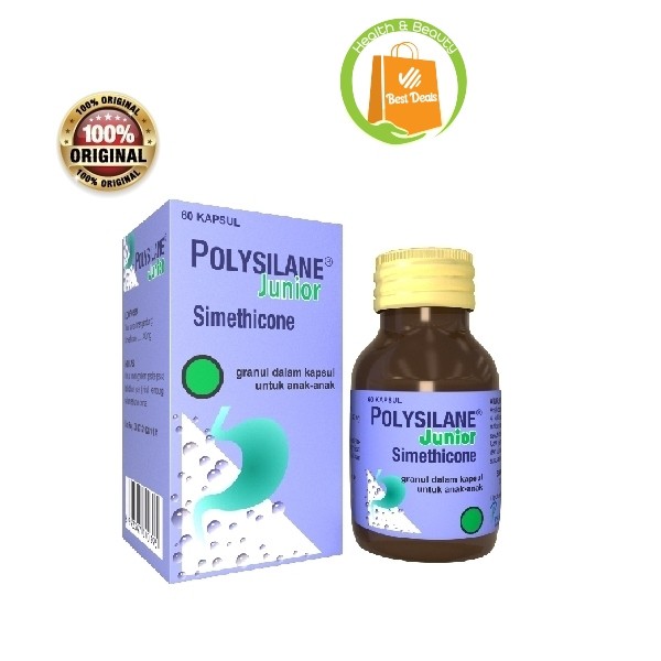Polysilane Untuk Anak [ 60 Kapsul ] | Obat Kembung Anak