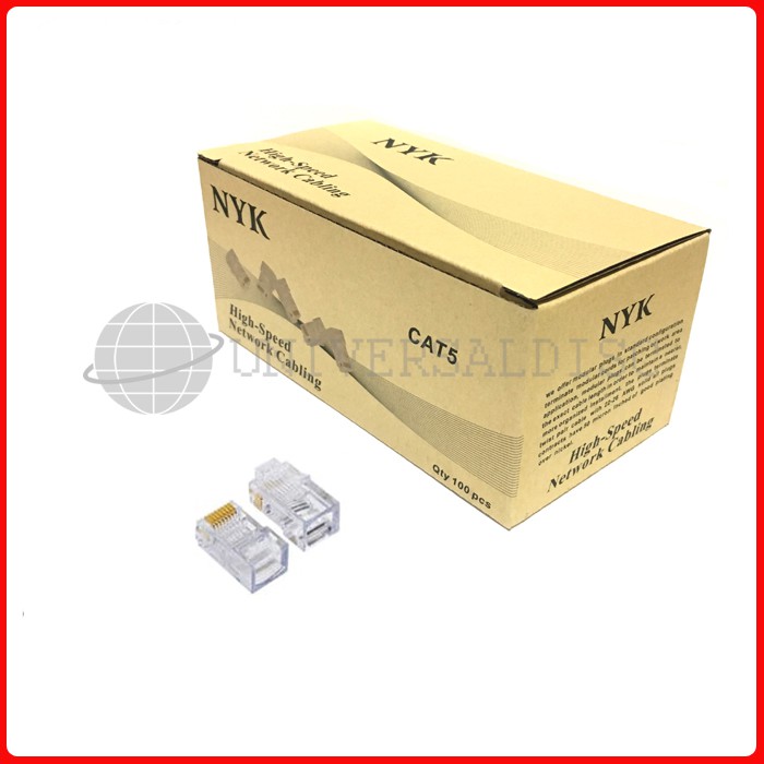 Conector Rj45 Cat5 isi 100pcs RJ 45 NYK/Nippontech/PROFFTECH