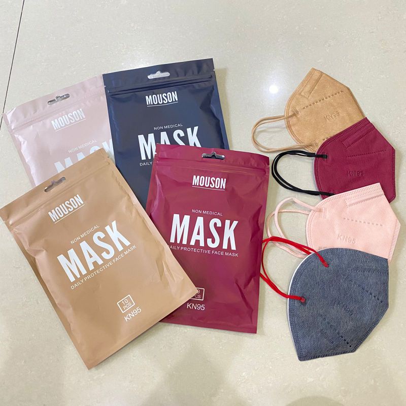 MASKER WAJAH KN95 MOUSON ISI 10PCS MASKER WAJAH
