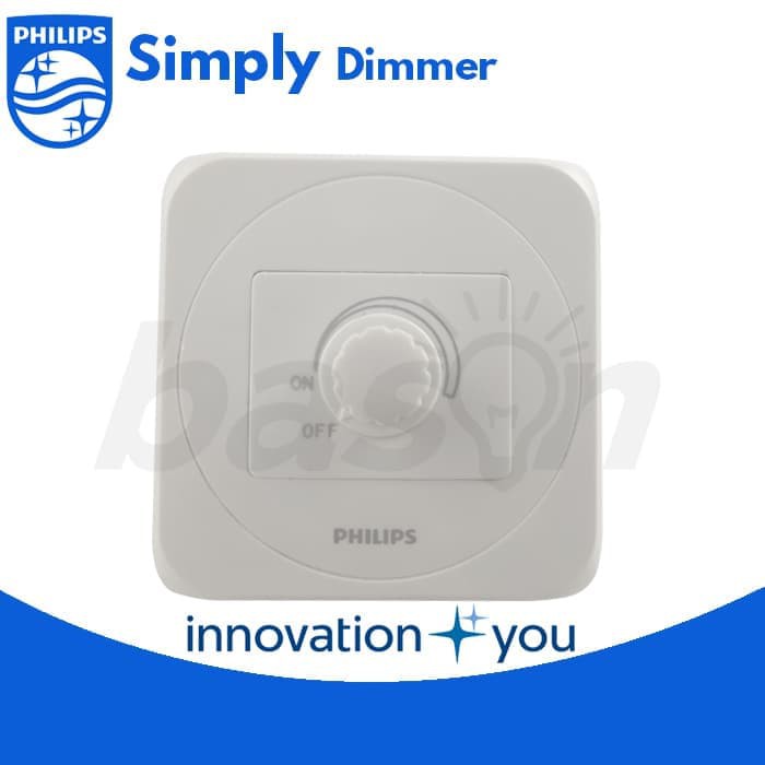Saklar Broco - Saklar - Perlengkapan Listrik Philips Simply Dimmer | Switch Peredup Cahaya Lampu