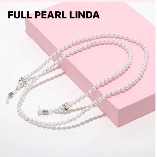 Kalung masker mutiara pearl mask chain FREYA