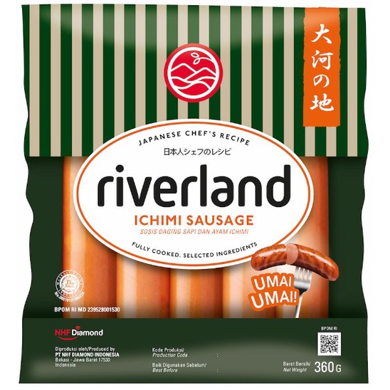 

Riverland Ichimi Sausage 360gr | Sosis Pedas Ala Jepang