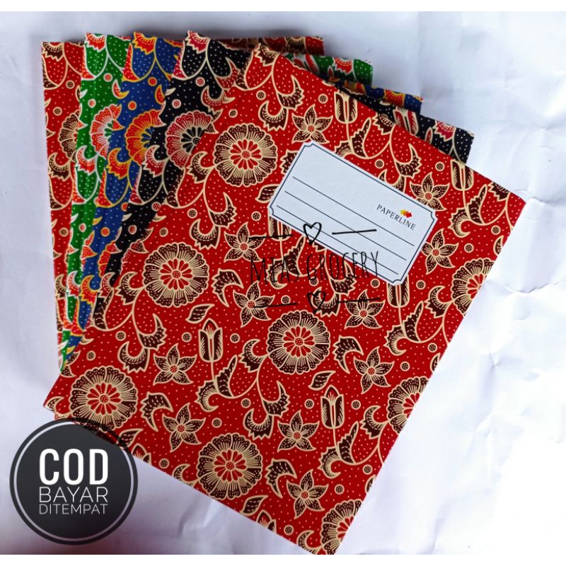 Buku Kwarto Qwarto Hardcover Batik 50 lembar 100 lembar