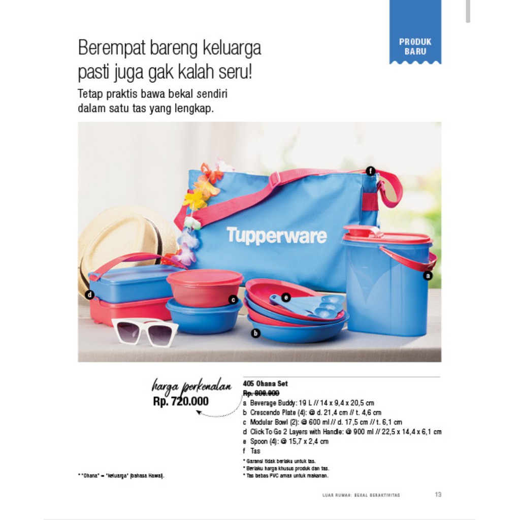 Ohana Set Tupperware