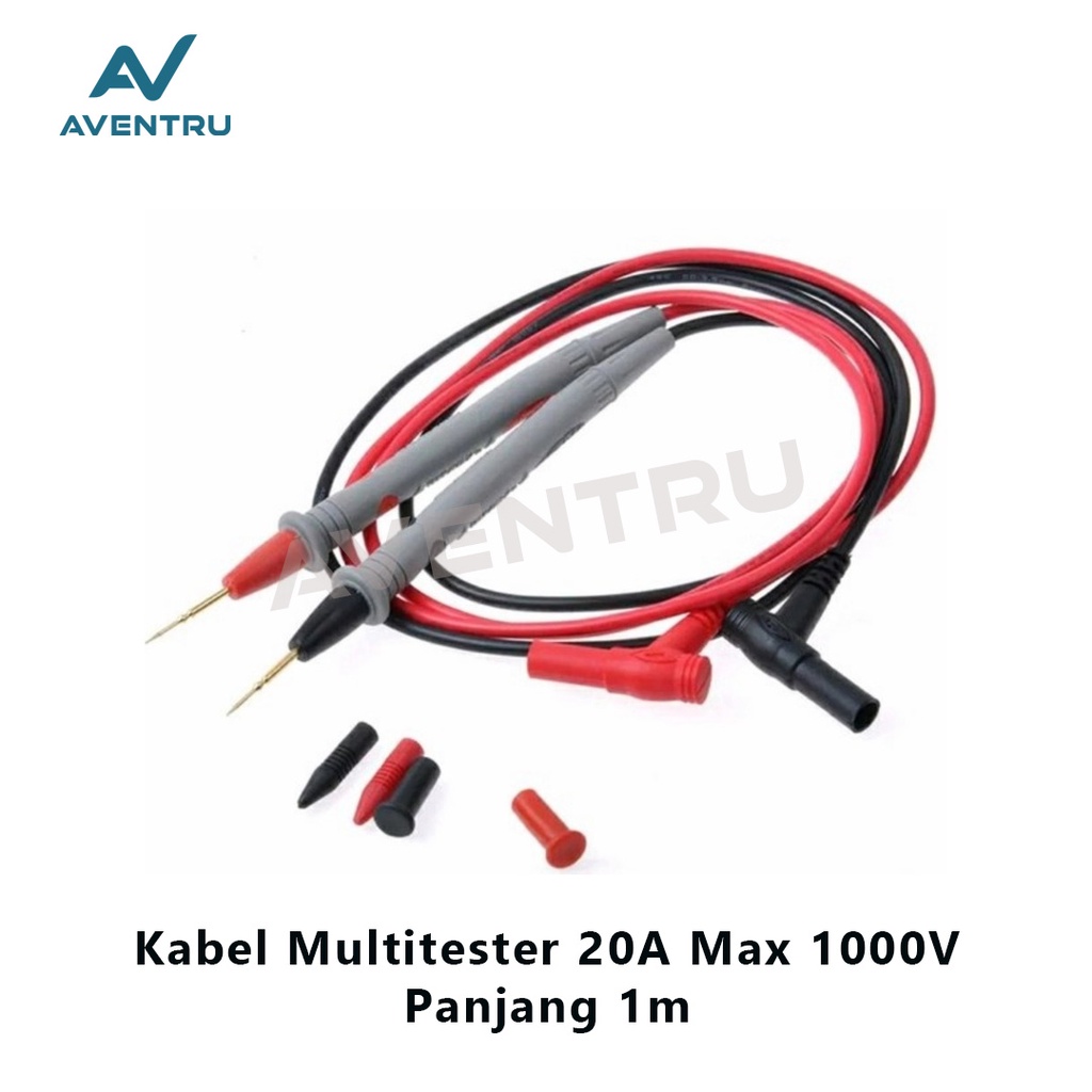 Kabel Multitester Avometer 1000V 20A Panjang 1 Meter High Quality