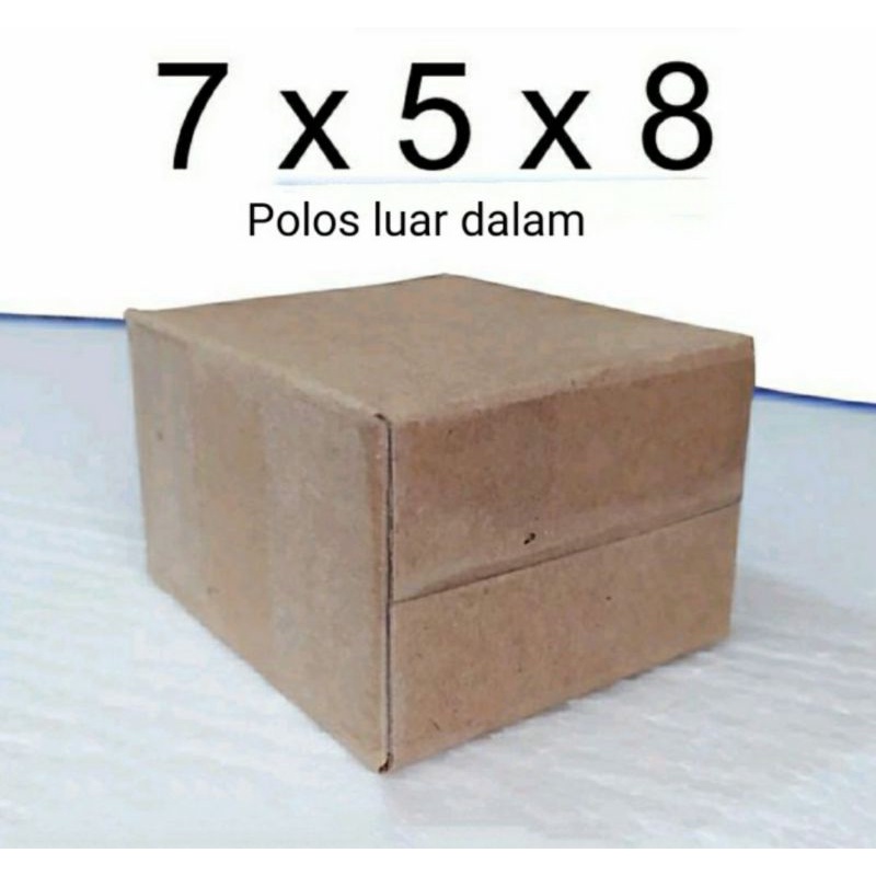 

Kardus kecil Uk 7x5x8 cm polos