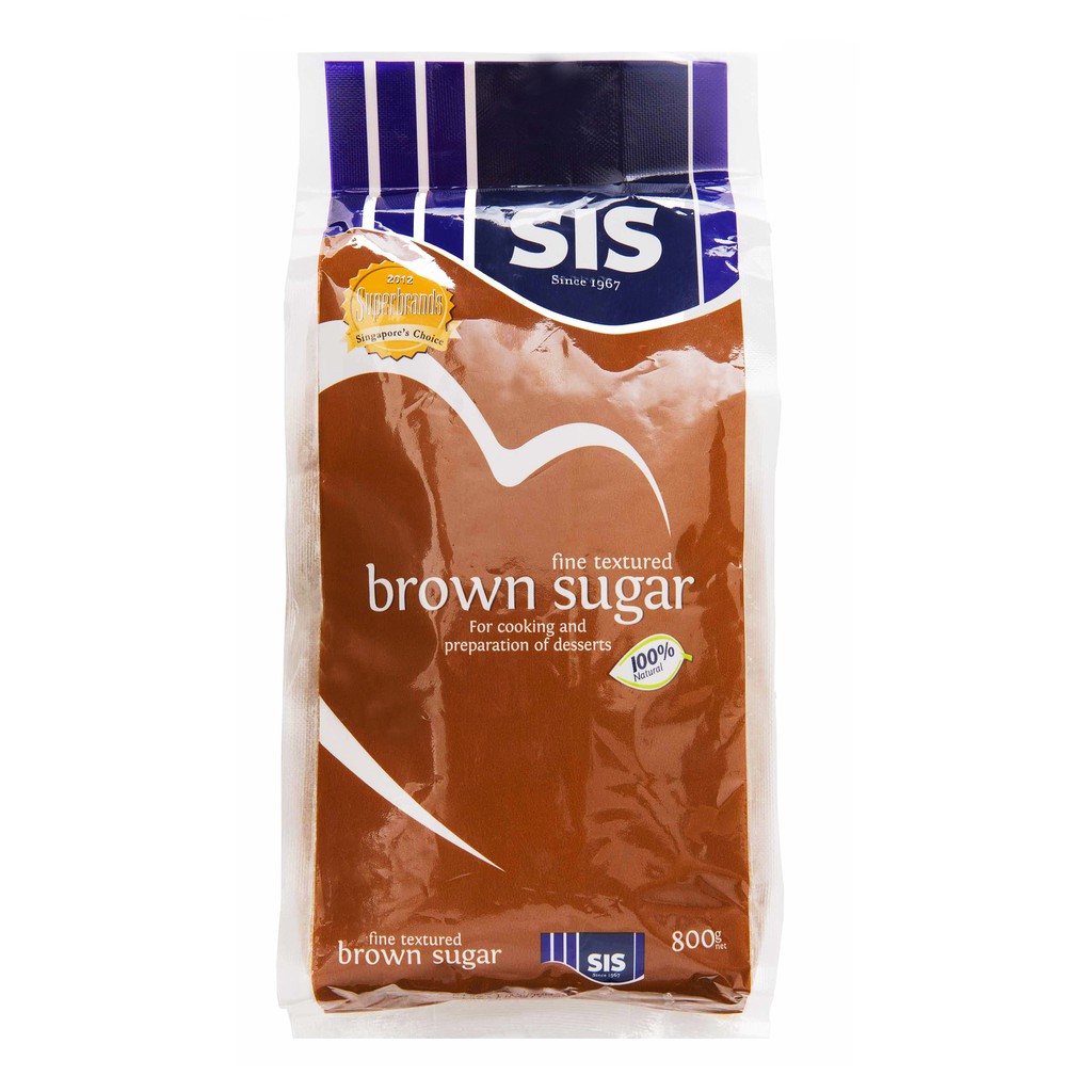 

SIS Natural Brown Sugar Fine Textured 800gr Brown Sugar Halus