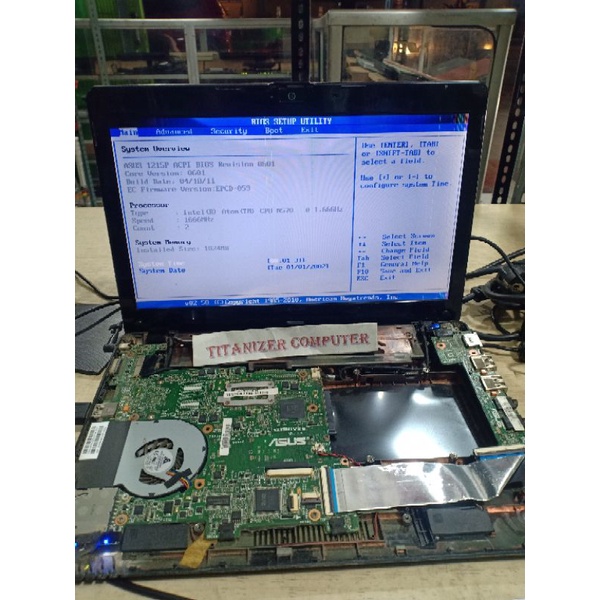 motherboard asus eeepc 1215p
