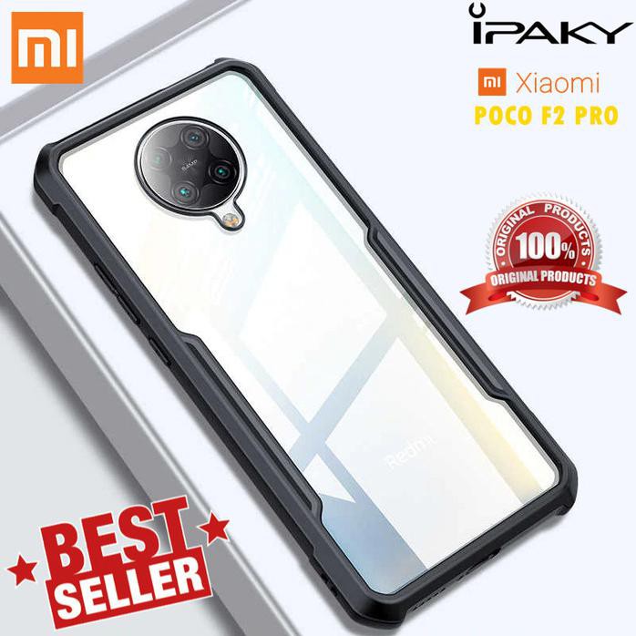 FINLAY IPAKY CASE XIAOMI POCO F2 PRO ORIGINAL ARMOR BUMPER TRANSPARAN CLEAR RT311