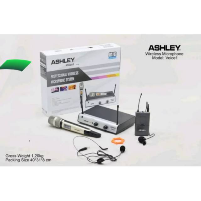 Mic Microphone Ashley Voice 1 PJH (Pegang-Jepit-Headset) Original TERBAIK