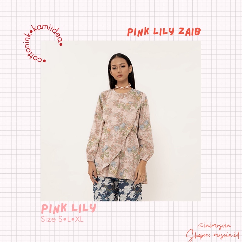 Pink Lily Zaib cottonink x kami | cottonink x kamiidea