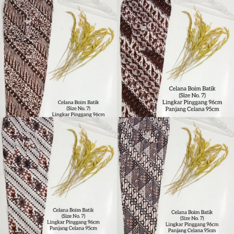 Celena Batik Pria Dewasa Celana Boim