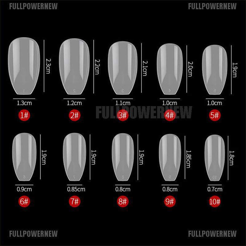 【 COD 】 flid 500Pcs Kuku Palsu Akrilik Gel UV untuk Manicure DIY [IFASHION]