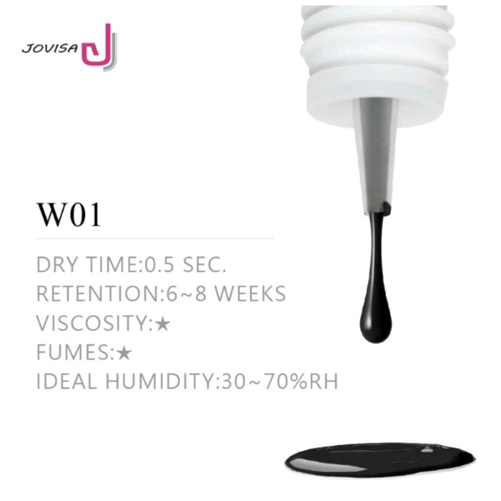 JOVISA GLUE EYELASH EXTENSION / LEM JOVISA EYELASH EXTENSION