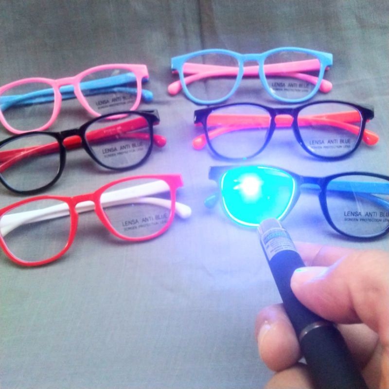 kacamata anak antiradiasi blueray hp laptop lentur cowok cewek-7