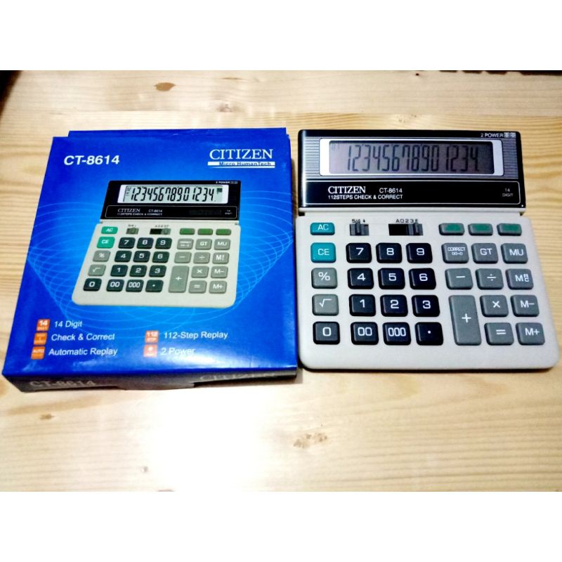 

Kalkulator Citizen CT-8614/kalkulator 14 Digit