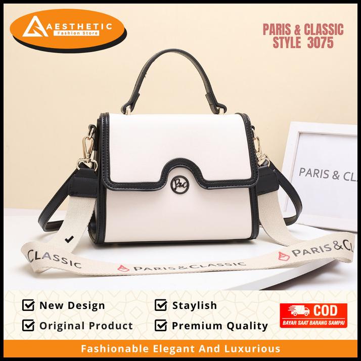 Paris Classic Tas Wanita Import Branded Original Fashion Wanita