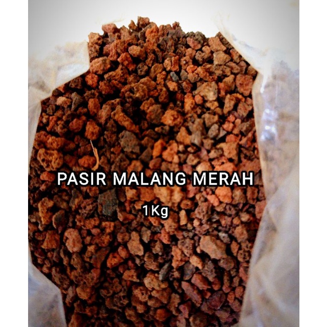 Media Tanam Aquarium Aquascape Pasir Malang Merah 1Kg