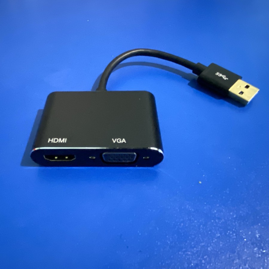 USB 3.0 To HDTV VGA Adapter Dual Output Lexcron Support Macbook