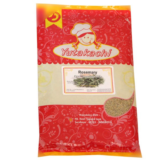 Yutakachi Rosemary 1Kg  ( 4pcs ) @250 Gram / Dried Rosemary / Rosemary Kering / Western Spice / Rempah / Bumbu Kontinental / Pusat Bumbu