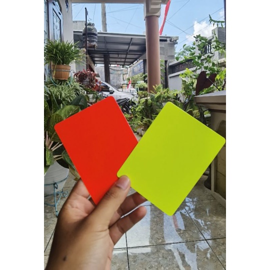 kartu wasit voly / kartu wasit badminton / kartu wasit voli / kartu wasit sepakbola / kartu wasit fu