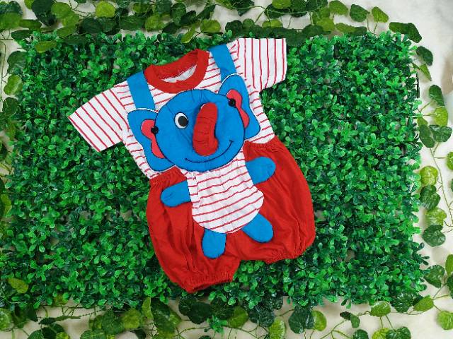 Celana Kodok Kaus uk Bayi 3-12bulan / Baju setelan Jumper Lengan Baby / Jumper Bayi / Overall Anak