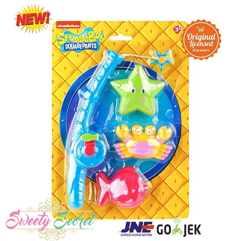 Disney Spongebob SquarePants Fishing Mainan Anak