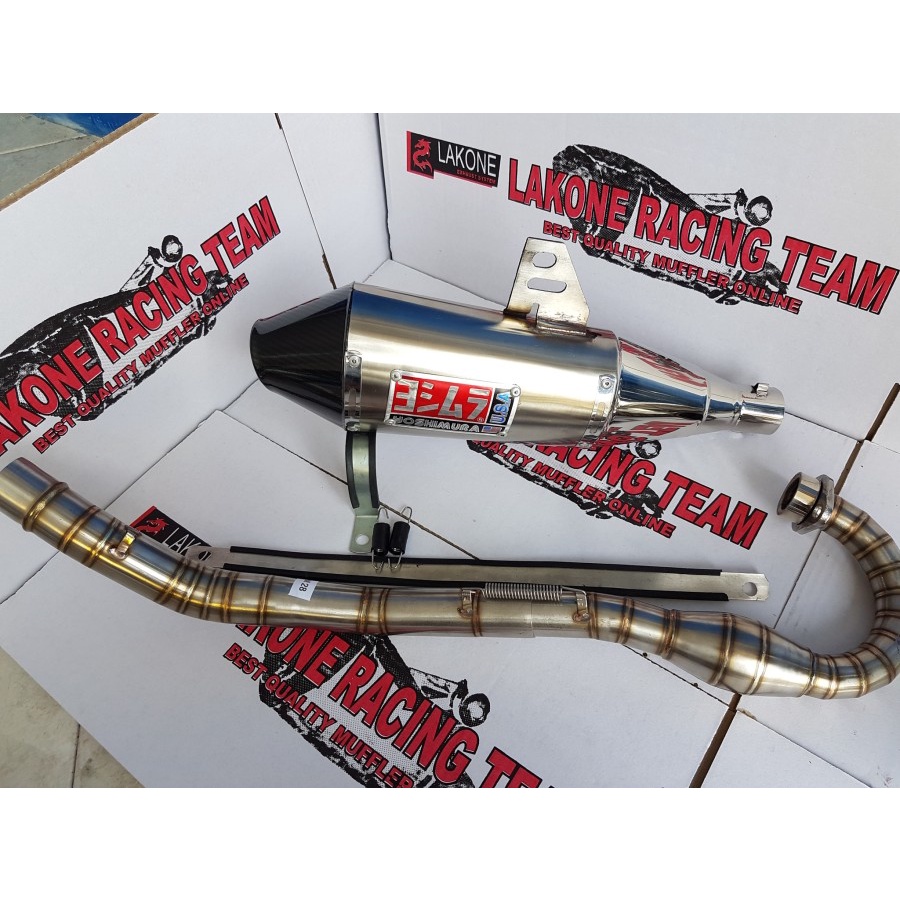 KNALPOT YOSHIMURA TRAIL FULLSYSTEM HONDA CRF 150 L CRF150L STAINLESS