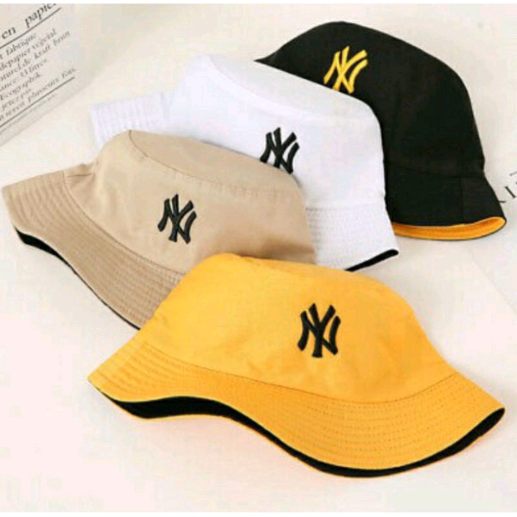 TOPI BUCKET NY HAT BOLAK BALIK PREMIUM TERMURAH