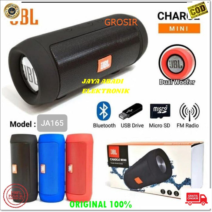 J165 SPEAKER MINI BLUETOOTH PORTABLE SPK BLUETOTH USB WIRELESS MP3 MUSIK BLUETOT SUPER BASS PENGERAS SUARA POWER WIRELES MUSIC AUDIO SOUND WATERPROF SPK BLUETOOTH SUARA KENCANG NGEBASS MICRO USB SD FM MEMORY CARD WTF BISA UNTUK BLUETOOTH SEGALA GADGED