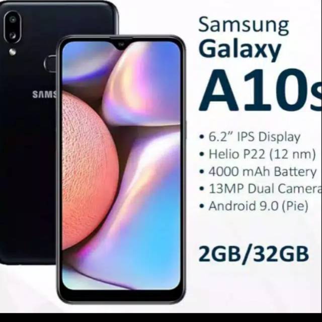 SAMSUNG GALAXY A10S RAM 2GB /32GB GARANSI RESMI SEIN