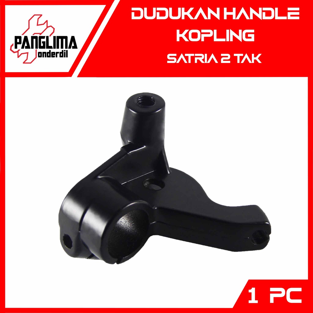 Dudukan Handle Kopling Kiri-Left Satria 2 Tak Kotak-Hiu-Lumba-LSCM Rumah-Bracket-Braket-Brecket-Breket-Holder Handel-Hendel-Hendle Kupling