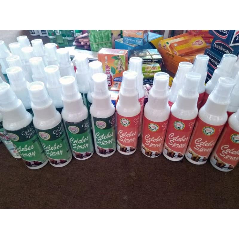 CELEBES SPRAY 100ml/ MINYAK URUT/MINYAK PERAWATAN TUBUH